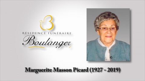 Marguerite Masson Picard (1927 - 2019)