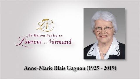 Anne-Marie Blais Gagnon (1925 - 2019)