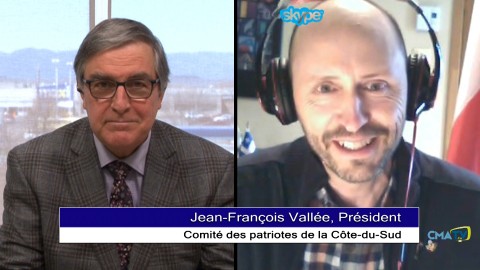 Entrevue - Jean-François Vallée, responsable - Comité des patriotes de la Côte-du-Sud - 14 mai 2020