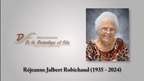 Réjeanne Jalbert Robichaud (1935 - 2024)