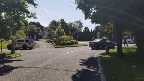 Collision entre une voiture et un cycliste à Montmagny