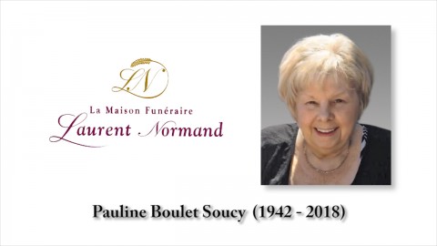 Pauline Boulet Soucy (1942 - 2018)