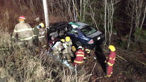 17/11, 5h45 - Accident de voiture Route 283 